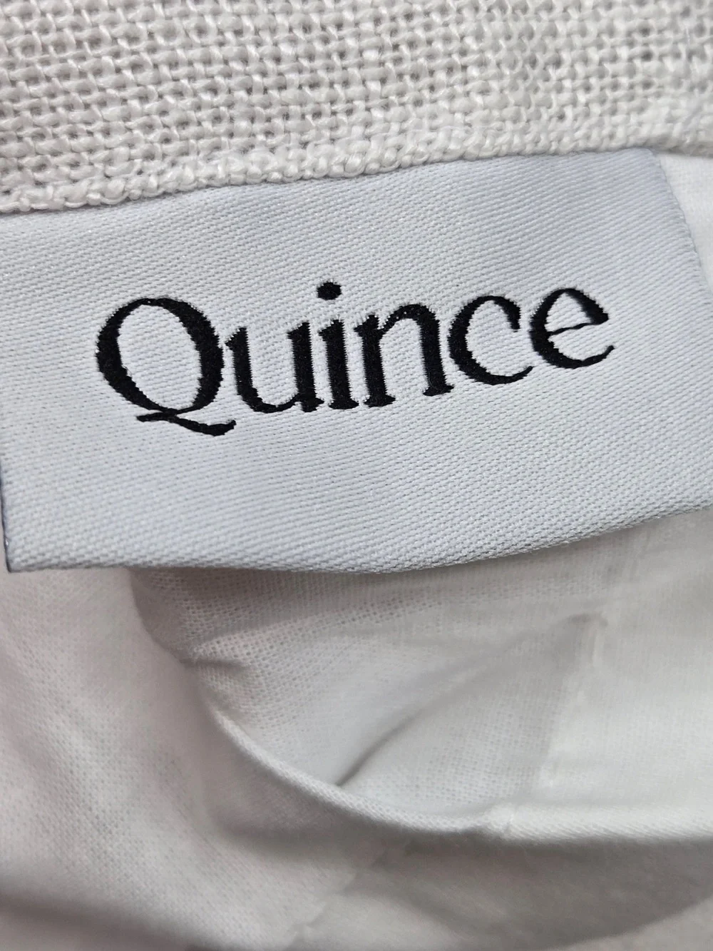 NWT QUINCE Set Of 2 48x84 Heavyweight European Linen Curtains Cloud 0101